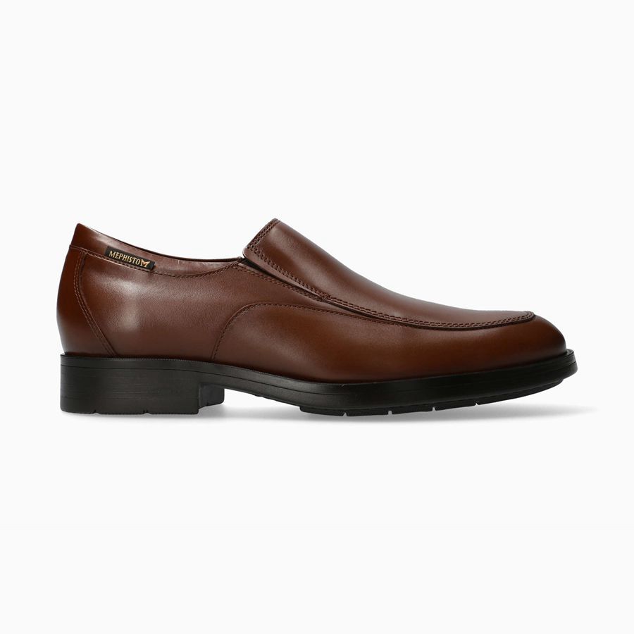 Mephisto SALVATORE Bőr Férfi Loafers - Barna, HU-57327